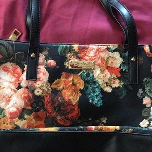 Floral Shoulder Tote
